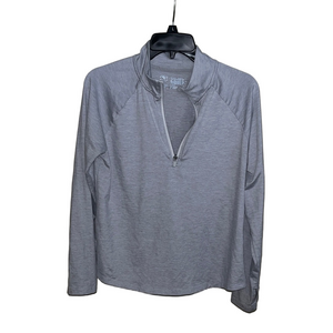 Athletic Works grey pull over zip Top